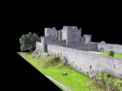 Cahir Castle 3D model
