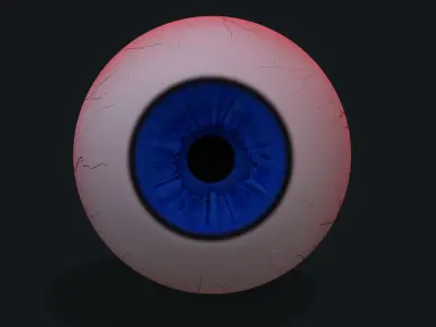 Realistic eye pack 01 Low-poly 3D model