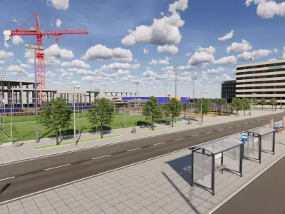 Small European City 3D model