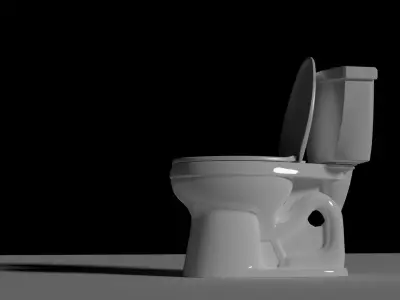 TOILET Free low-poly 3D model