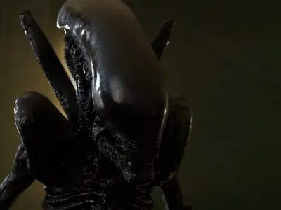 XENOMORPH 3D MODEL Low-poly 3D model