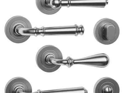Pittella door handles 3D model