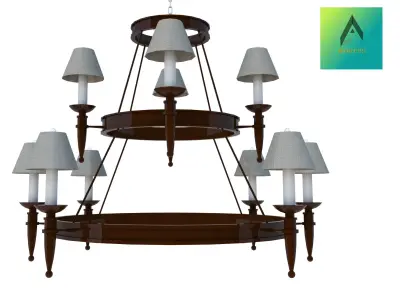 Pendant Lamp Chandelier Design 3D print model