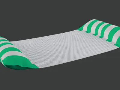 Inflatable Pool Float Low-poly 3D model