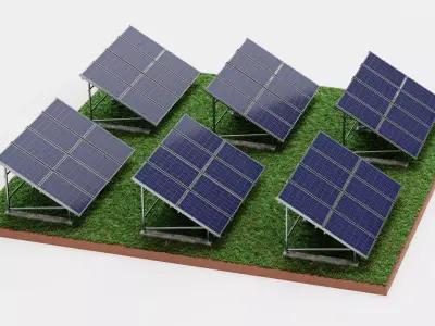 -Solar Farm V4- 3D model