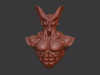 Guyver Head Bust 3D Model - STL Printable Sci-Fi Robot 3D print model