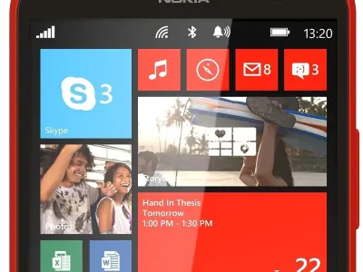 Nokia Lumia 1320 red 3D model