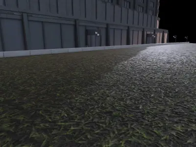 Skyscraper Model Low Poly Low-poly 3D model