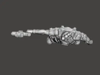 CYBERPUNK GANG MEMBER MINIATURE MODEL FOR SCIFI GAMES RPG 3D print model