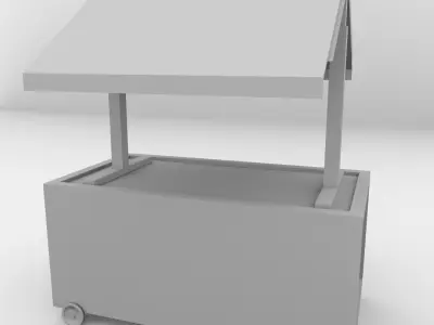 Food Cart 2 3D model