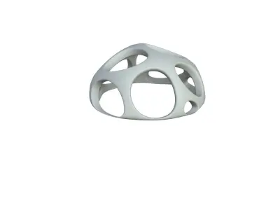 SciFi Cube Object No 51255 Low Poly Shape Low-poly 3D model