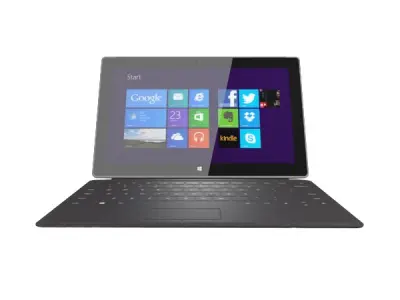 Microsoft Surface Pro with Touch Cover 3D model