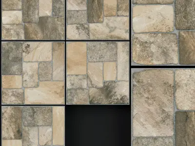 Keros Stone Marron 3D model