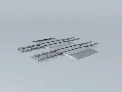 Eco Rail N/Gauge Twin Walkover Old Steam Days Free 3D model