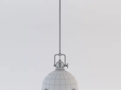 Industrial Design Kitchen Lamp 3D model