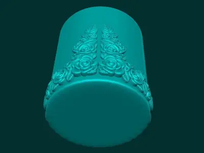 flower candle free convert any kind  3D print model