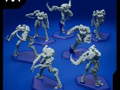 Mantis Warrior 3D print model