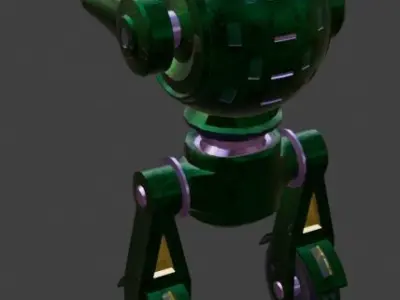 Sci-Fi Robot Enemy 003 Low-poly 3D model