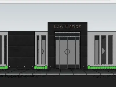 Facade Design  -Law Office Free 3D model
