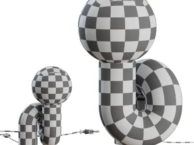 Neotenic Table Lamps by Petite Friture 3D model