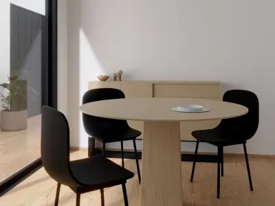 Photorealistic Archviz Interior Room in 4K Textures Low-poly 3D model