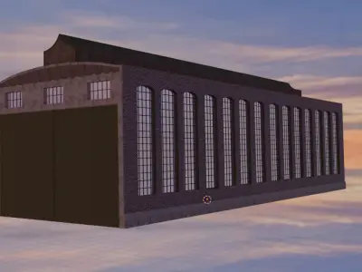 Warehouse victorian era 3D model