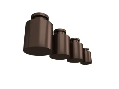 Scale Weights V2 002 Low-poly 3D model