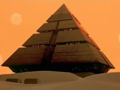 Stargate Ra Pyramid  Model Kit 3D print model