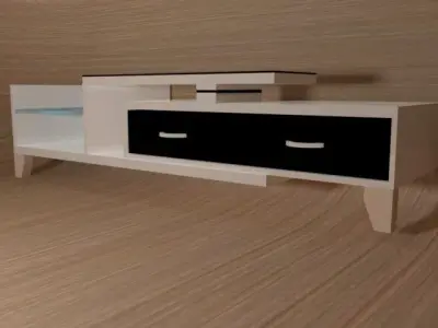 Television table   3D model