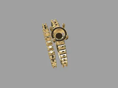 Crown of Light Ring Mount 3D print model