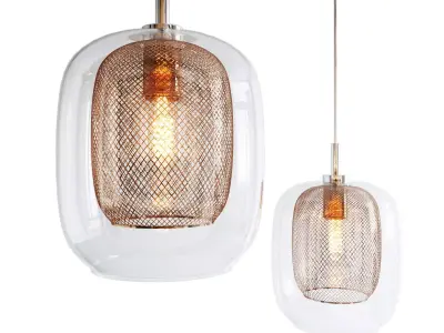 Pendant lamp Zuma Line P0310-01H-F4GP Donato 3D model