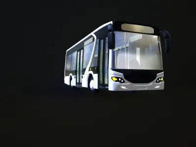 Bus  Hungaro bus A12b 3D model