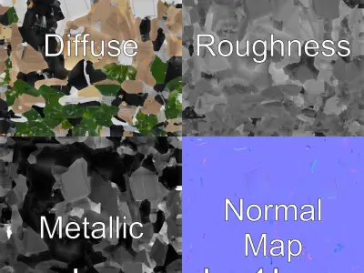 Contemporary Office Complex Modular Design model pack Low-poly 3D model