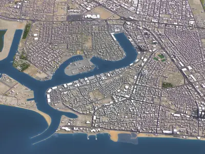 Ajman Low-poly 3D model