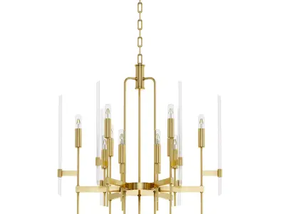 Hudson Valley Bari 12 Light Chandelier 3D model