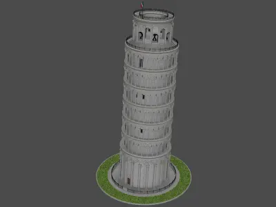 Tower of Pisa 3D model