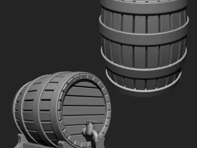 Bar Interior Collection Imm Brush Pack 45 in one 3D model