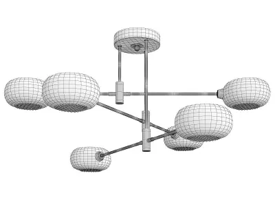Lamp Solar System 6 Low-poly 3D model