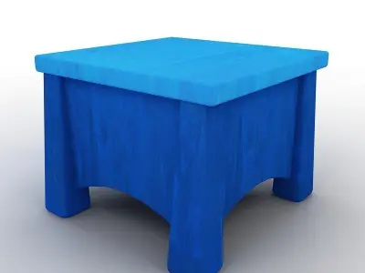 Cartoon Dresser  3D model