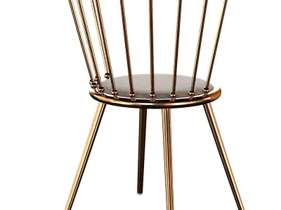 URORA IRON BACK CHAIR 3D model