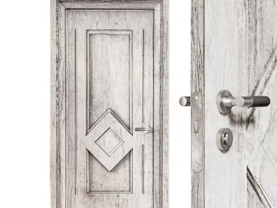 INTERIOR DOOR Low-poly 3D model