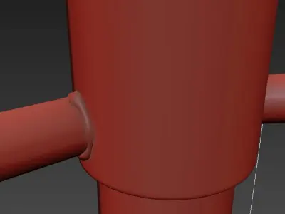 Bar stool 3D model