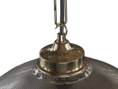 French house Holophane Pendant Low-poly 3D model