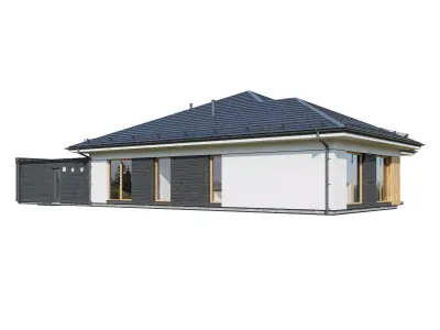 Modern house Allery 3D model