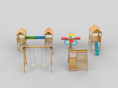Playground pack 02  3D model