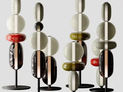 PEBBLES FLOOR LIGHT from Bomma 3D model