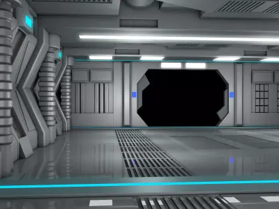 Sci Fi Room Interior  3D model