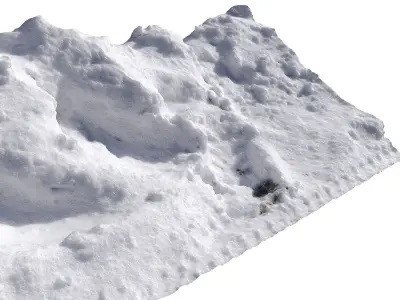 Snow fence 3D model