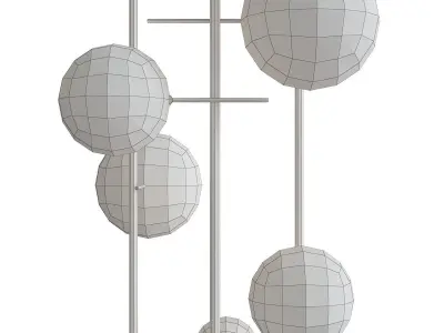 Gallotti Radice BOLLE TELA low poly 3d model Low-poly 3D model