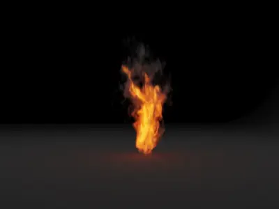 Flame vdb 3D model